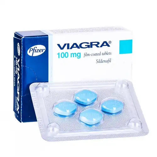 Pfizer Viagra 100mg Sildenafil Citrate - 4 Film-Coated Tablets