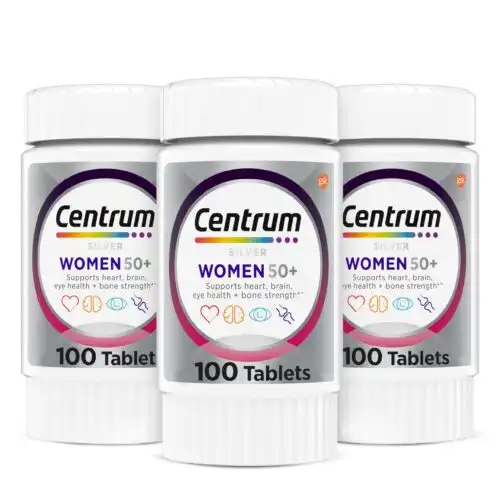 Centrum Silver Womens 50+ Multivitamin | 100 Tablets
