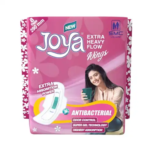 Joya Sanitary Napkin – Extra Heavy Flow Wings 8 Pads Pack - 290mm