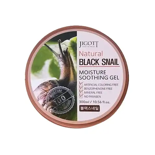 Jigott Natural Black Snail Moisture Soothing Gel 300ml