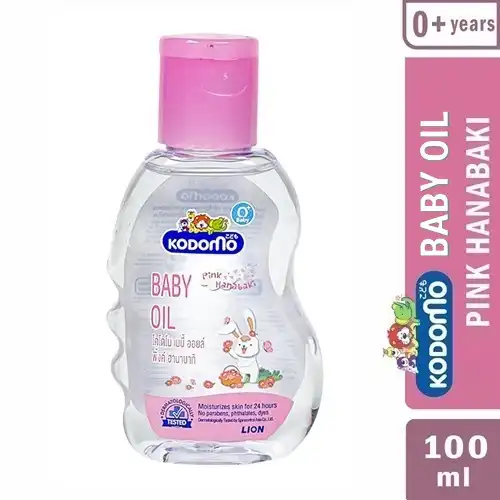 Kodomo Pink Hanabaki Baby Oil 100ml