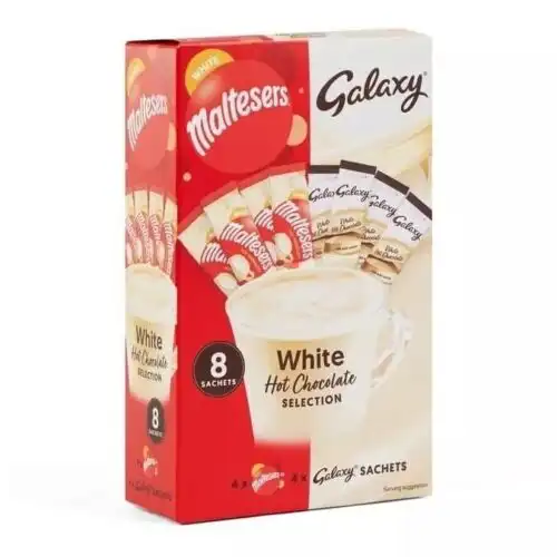 Maltesers & Galaxy White Hot Chocolate Selection Pack 200g