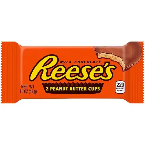 Reese's Milk Chocolate 2 Peanut Butter Cups 42g