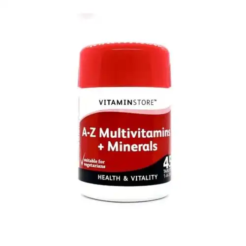 Vitamin Store A-Z Multivitamin + Minerals | 45 Tablets