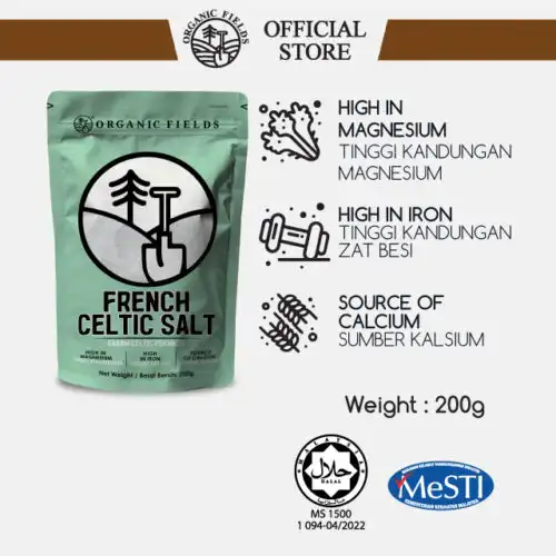Organic Fields French Celtic Salt 200g