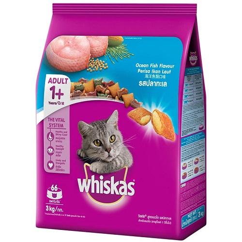 Whiskas Adult Ocean Fish Cat Food 3Kg Buy Online at Best Prices in ...