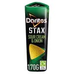 Doritos Stax Sour Cream & Onion Snacks 170g