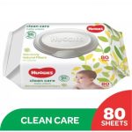 Huggies Clean Care Baby Wipes 80pcs