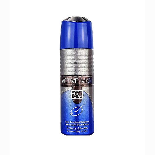 Chris Adams Active Man – Deodorant Body Spray 200ml Buy Online at Best ...