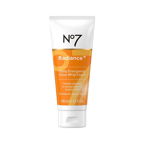 No7 Radiance+ Daily Energising Glow Whip Foam, 100 Ml