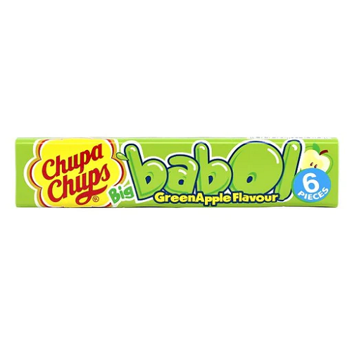 Chupa Chups Big Babol Green Apple Bubble Gum 27.6g