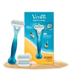 Gillette Venus Razor With Aloe Extract & 2 Refills Combo Pack