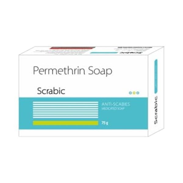 Leeford Scrabic Permethrin Anti-Scabies Medicated Soap 75g
