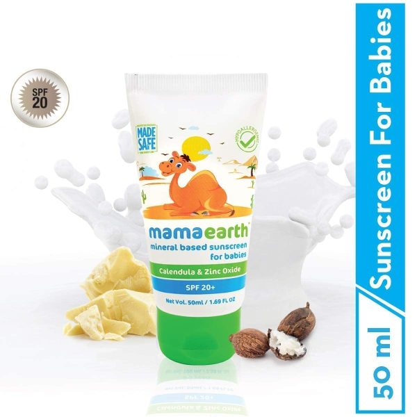 Mamaearth Mineral Based Sunscreen For Babies - 50ml