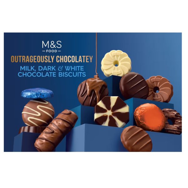 M&S Outrageously Chocolatey Biscuit Selection 450g