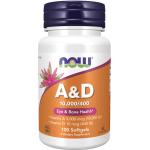 Now Foods Vitamin A & D 10,000/400 IU | 100 Softgels