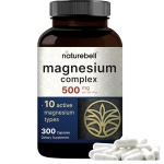 Naturebell Magnesium Complex 500mg | 300 Capsules
