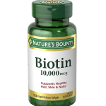 Nature's Bounty Biotin 10000 mcg | 120 Softgels