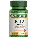 Nature's Bounty Vitamin B12 1000mcg | 100 Tablets