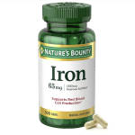 Nature’s Bounty Iron 65mg | 100 Tablets