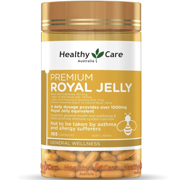 Healthy Care Royal Jelly 1000mg | 365 Capsules