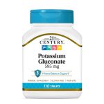 21st Century Potassium Gluconate 595 mg | 110 Tablets