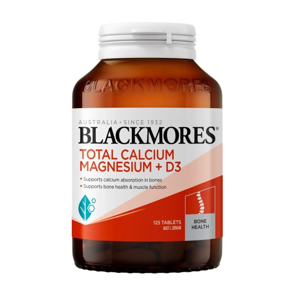 Blackmores Total Calcium Magnesium + D3 | 120 Tablets