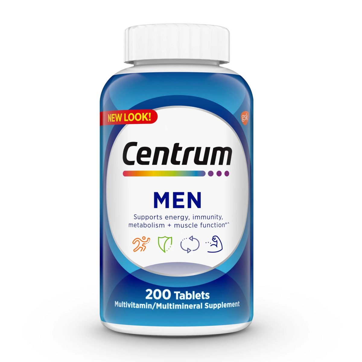 Centrum Men Complete Multivitamin Supplement | 200 Tablets Buy Online ...
