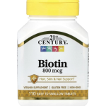 21st Century Biotin 800 mcg | 110 Tablets