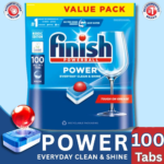 Finish Powerball Everyday Clean & Shine Dishwasher Tablets 100 Tabs
