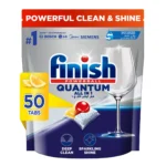 Finish Quantum Lemon Sparkle Scent All in 1 Dishwasher 50 Tablets