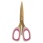 QIYANG QY-J268 Luxury Gold-Plated Kitchen Scissors – High-End Stainless Steel Multi-Purpose Shears for Food Prep & Crafting