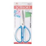 Jiang Ming Multi-Purpose Stainless Steel Scissors – Heavy Duty All-Purpose Shears for Kitchen, Office & Craft Work (Blue & White)