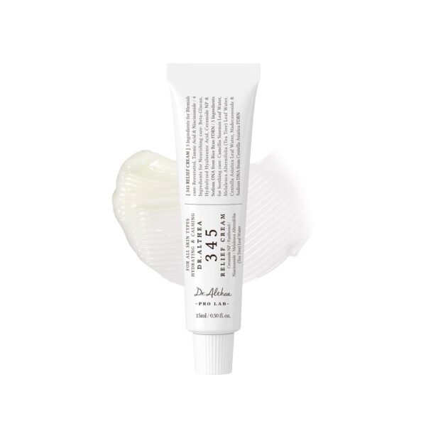Dr. Althea 345 Relief Cream - Hydrating & Calming Moisturizer for Blemish Care & Soothing (15ml)