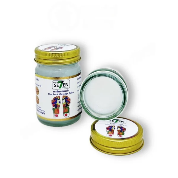 Green Se7en Thai Foot Massage Balm White Daily Smooth Foot Balm 50g