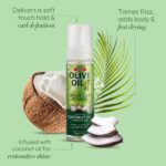 ORS Olive Oil Hold & Shine Wrap Set Mousse Infused with Coconut Oil for Restorative Shine 207ml - Image 7