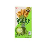 Pocky Milky Matcha Flavour Cream Covered Biscuit Sticks 35g - Halal